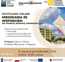 Spotkanie online nt. mieszkań ze wsparciem